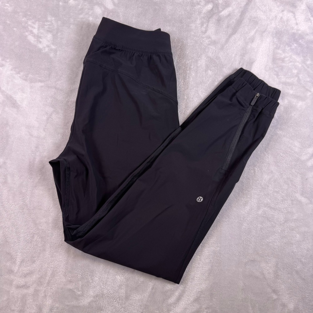 Lululemon Adapt and Align Jogger 28 Black LW5CVMS Womens Size 4 Zipper Ankle
